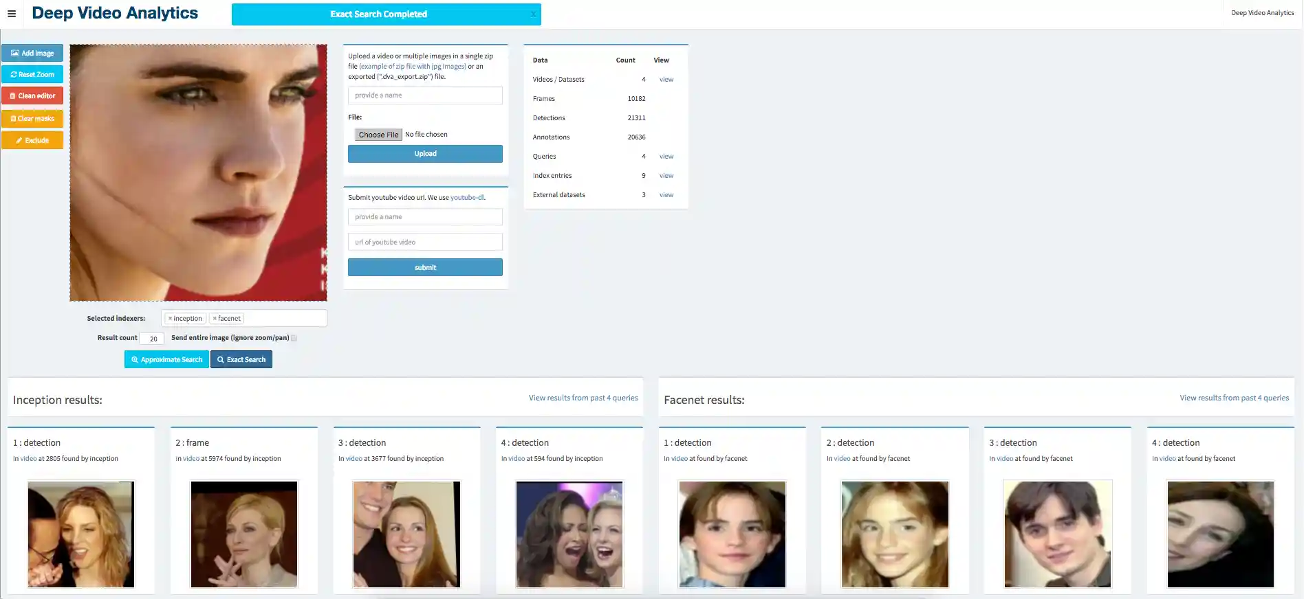 Emma Watson, from poster of her latest subject appropriate movie The Circle UI Screenshot
