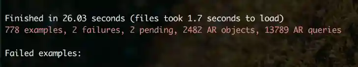 Test summary.