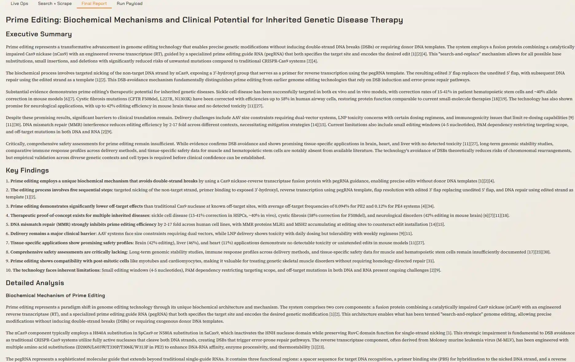 Shandu GUI Report View