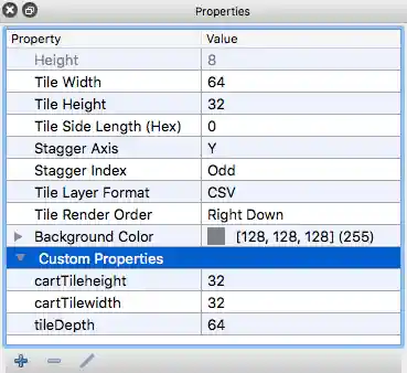 Create an new isometric map in Tiled Editor