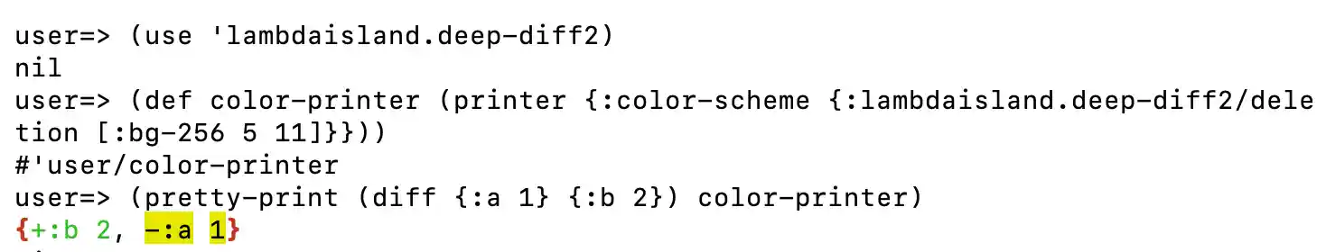 screenshot showing color customization