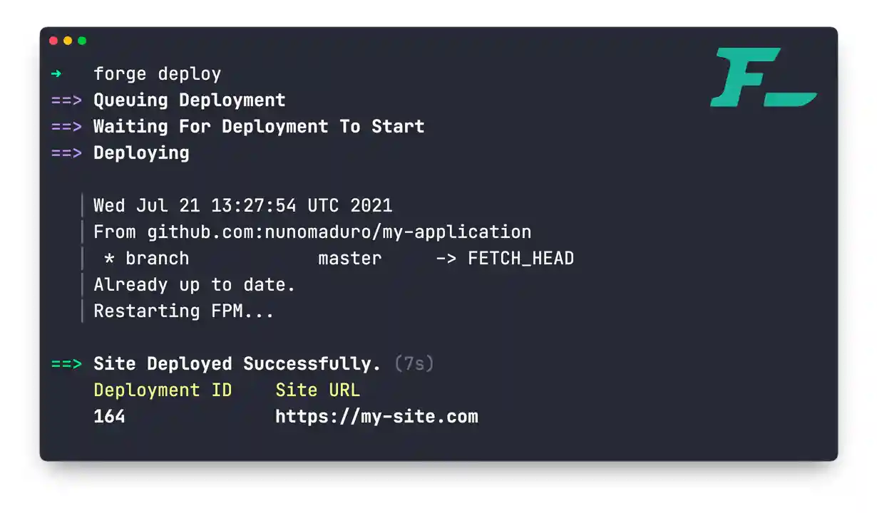 Logo Laravel Forge CLI preview