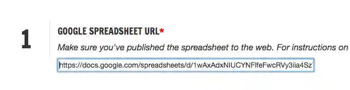 Paste your URL into the first field