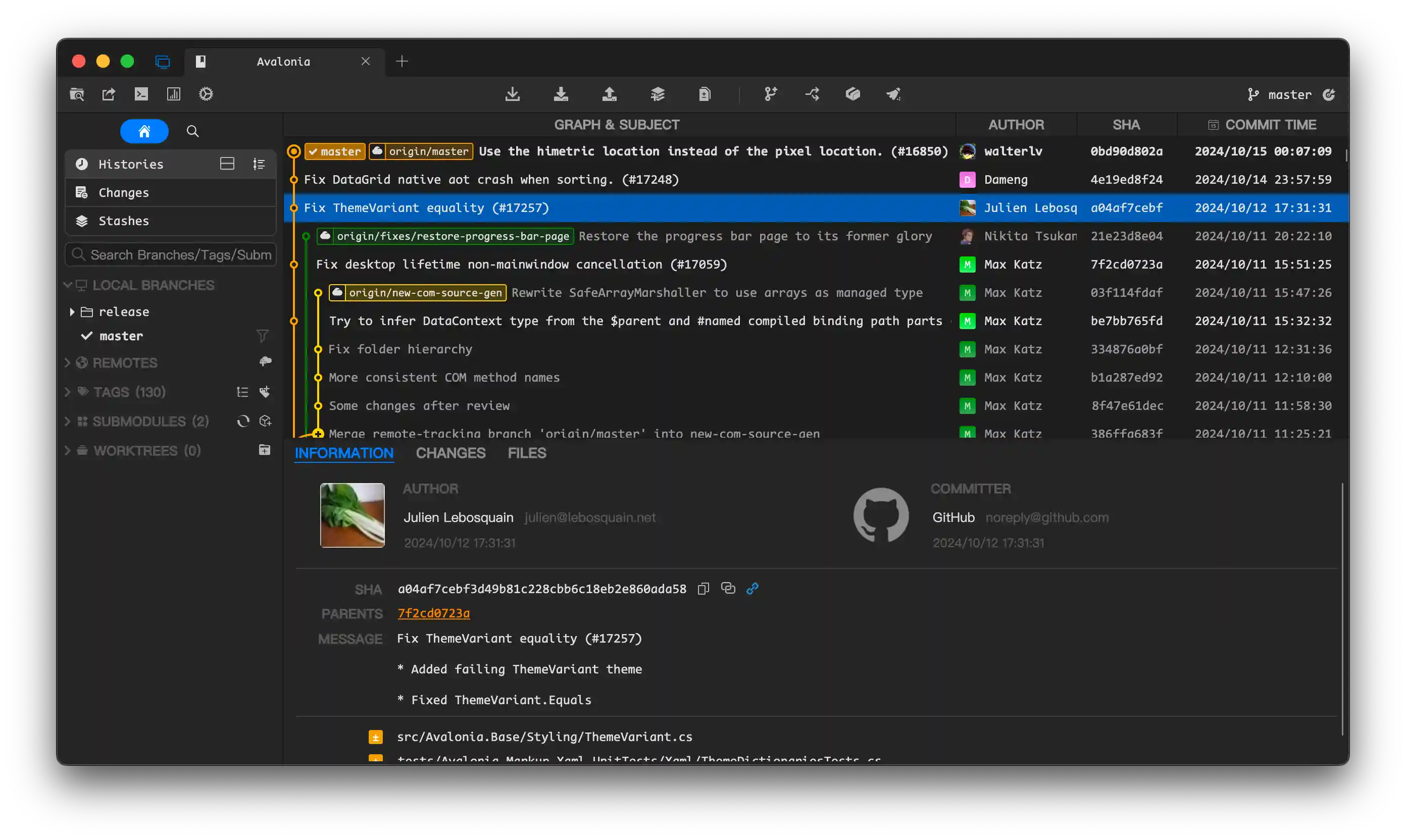 Theme Dark
