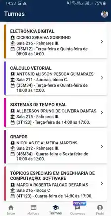 Gerenciamento de Disciplinas