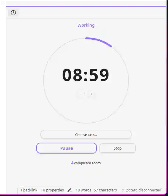 Pomodoro timer