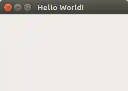 Screenshot of sample app on Ubuntu