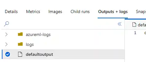 Outputs of scoringstep