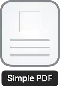 Simple PDF