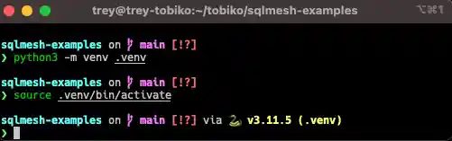 Create and use virtual environment