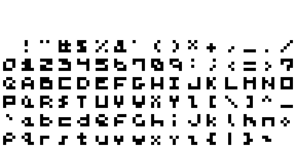 mem mono 4x4 10x spritesheet