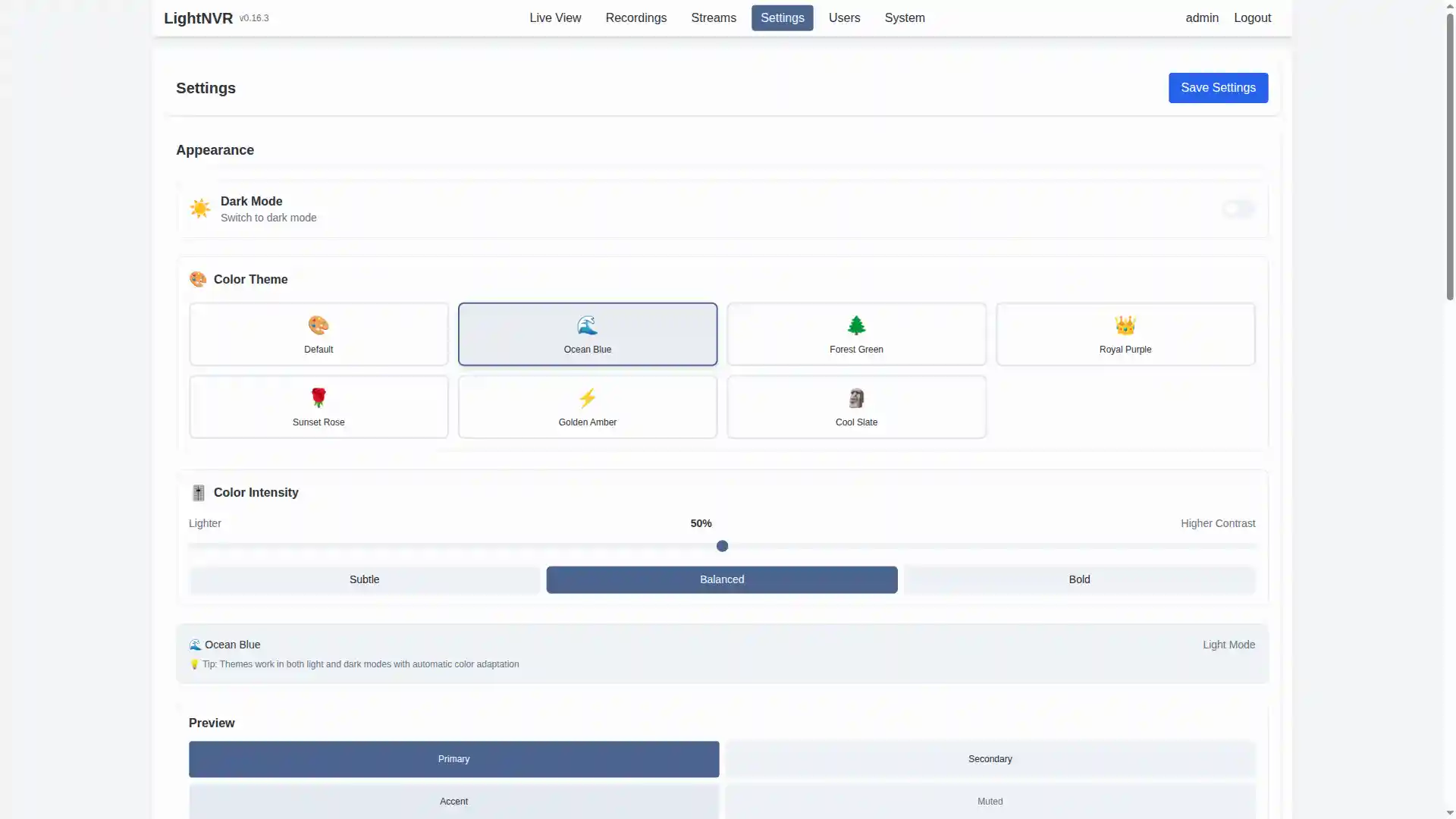 Theme Selector (Light)