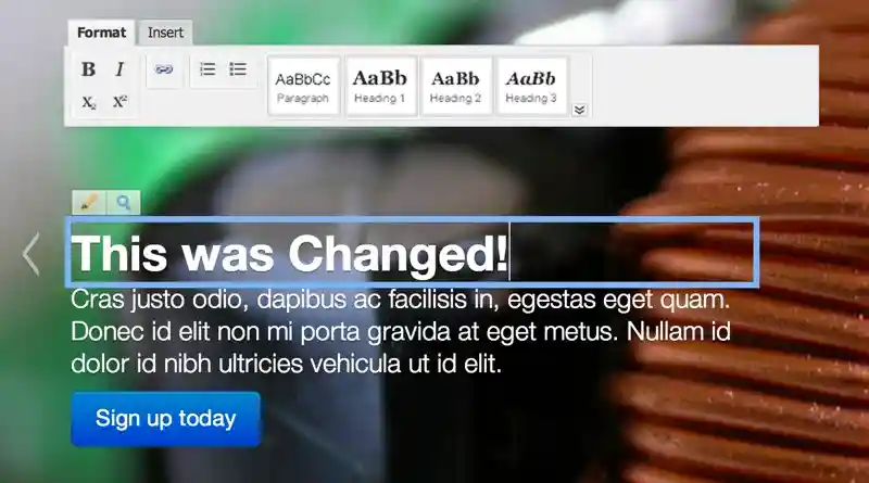 playinline content editing