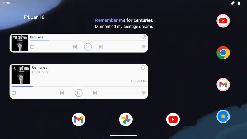 Landscape Desktop Lyric & Widget