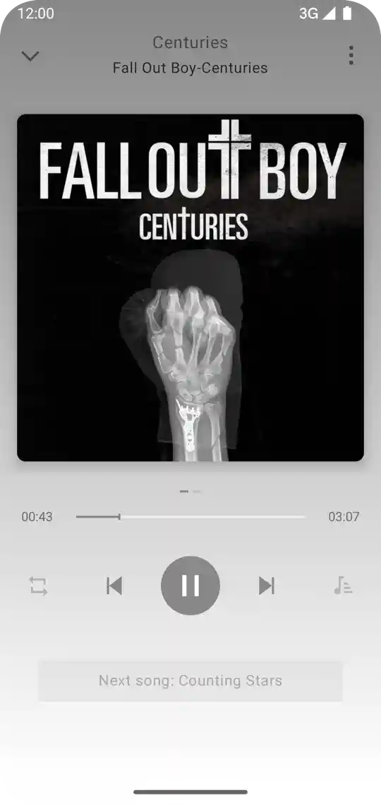 Playing Cover Screen