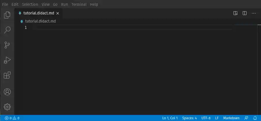 Open New Terminal Example