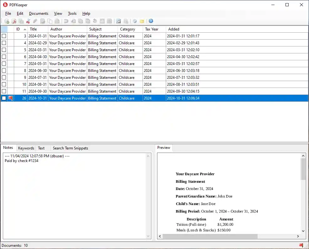 Product Name Screen Shot