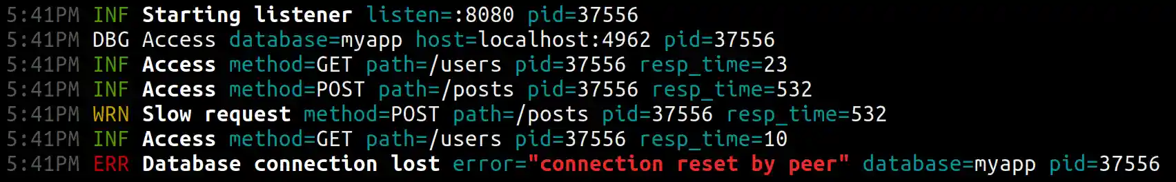 Pretty Logging Image