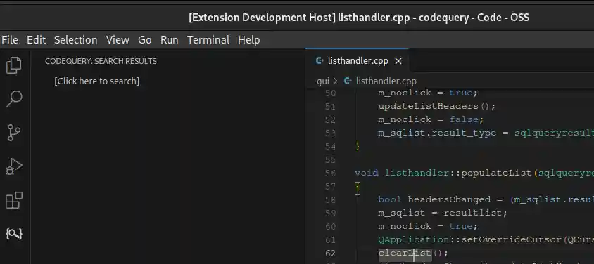 codequery4vscode treeview