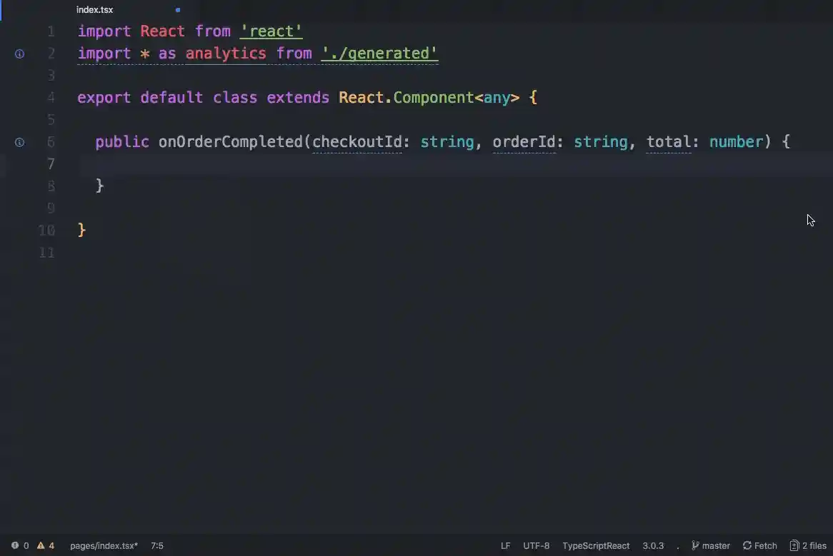 RudderTyper GIF Example