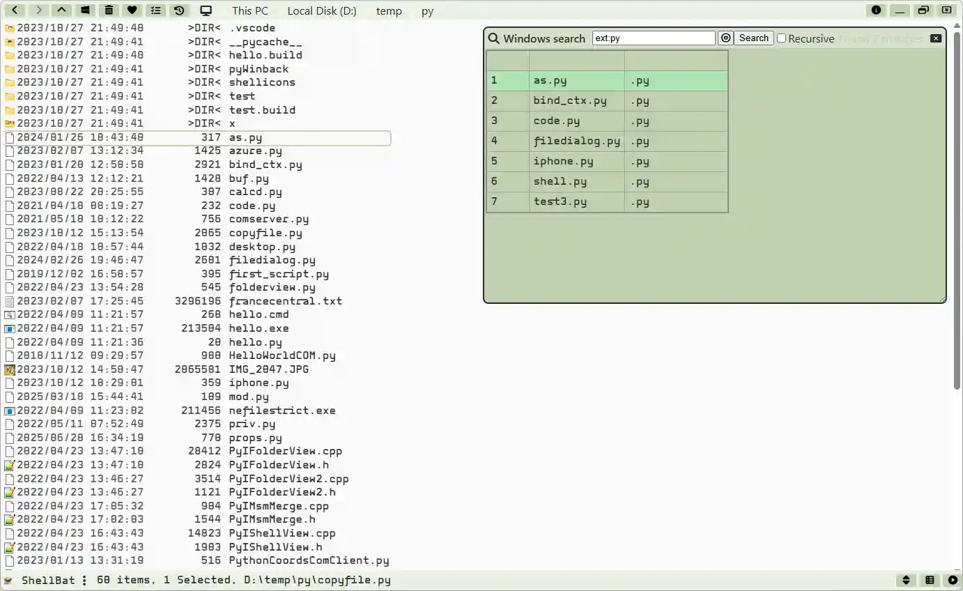Windows Search (AQS)