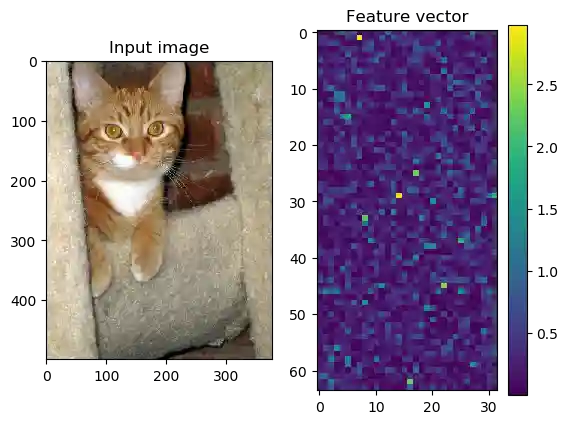 Feature vector example