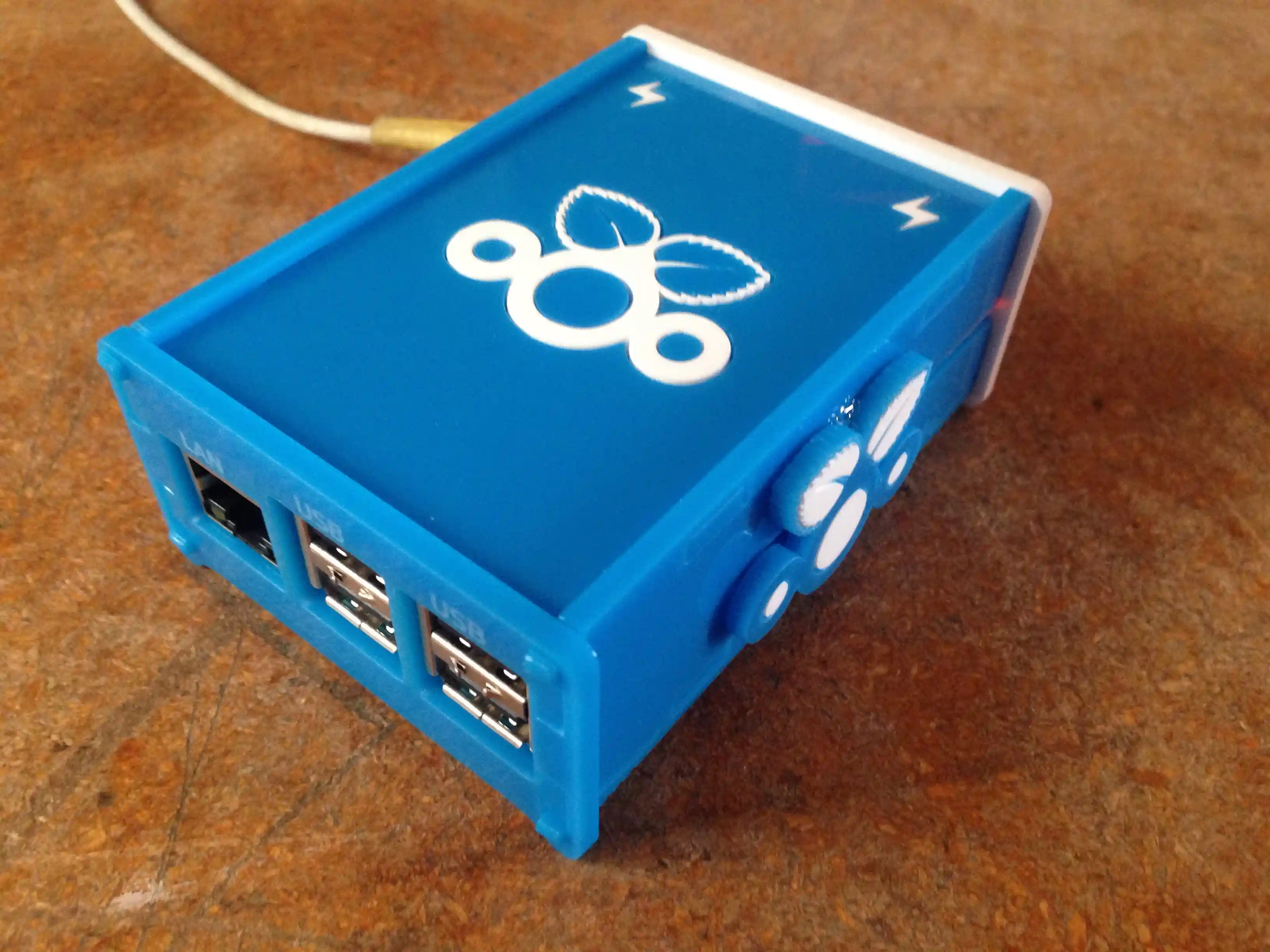 blue inlaid case