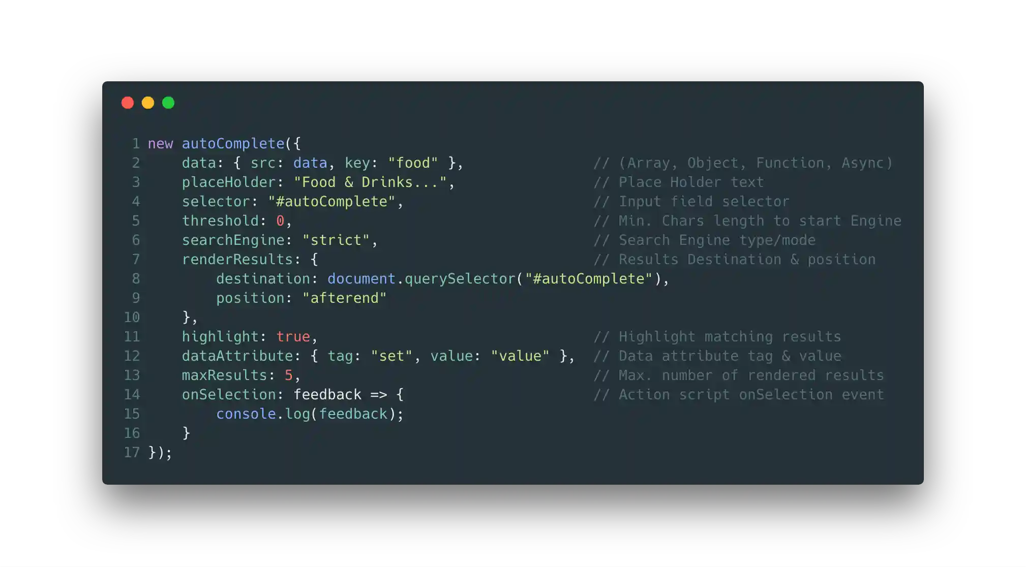 autoComplete.js Code Example autoComplete.js Code Example