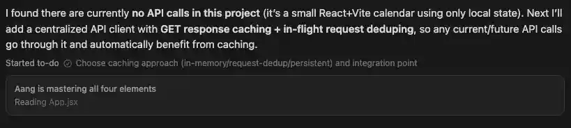 Aang working screenshot