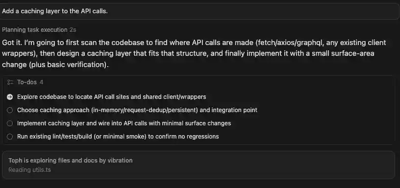 Toph working screenshot