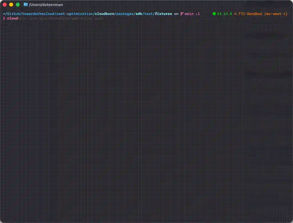 CloudBurn IaC scan demo