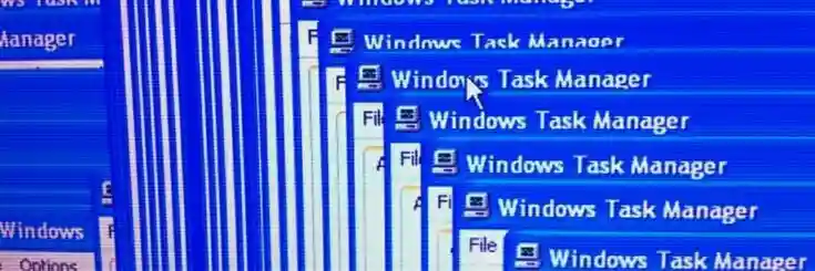 Cluttered windows task manager windows