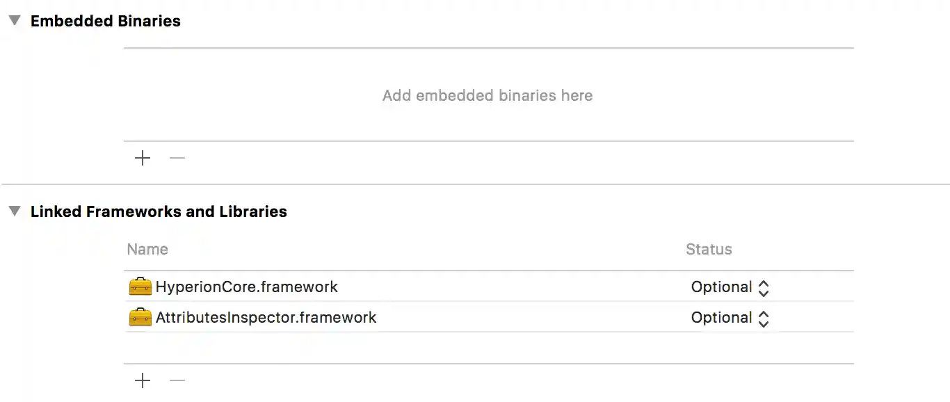 Hyperion Frameworks Section