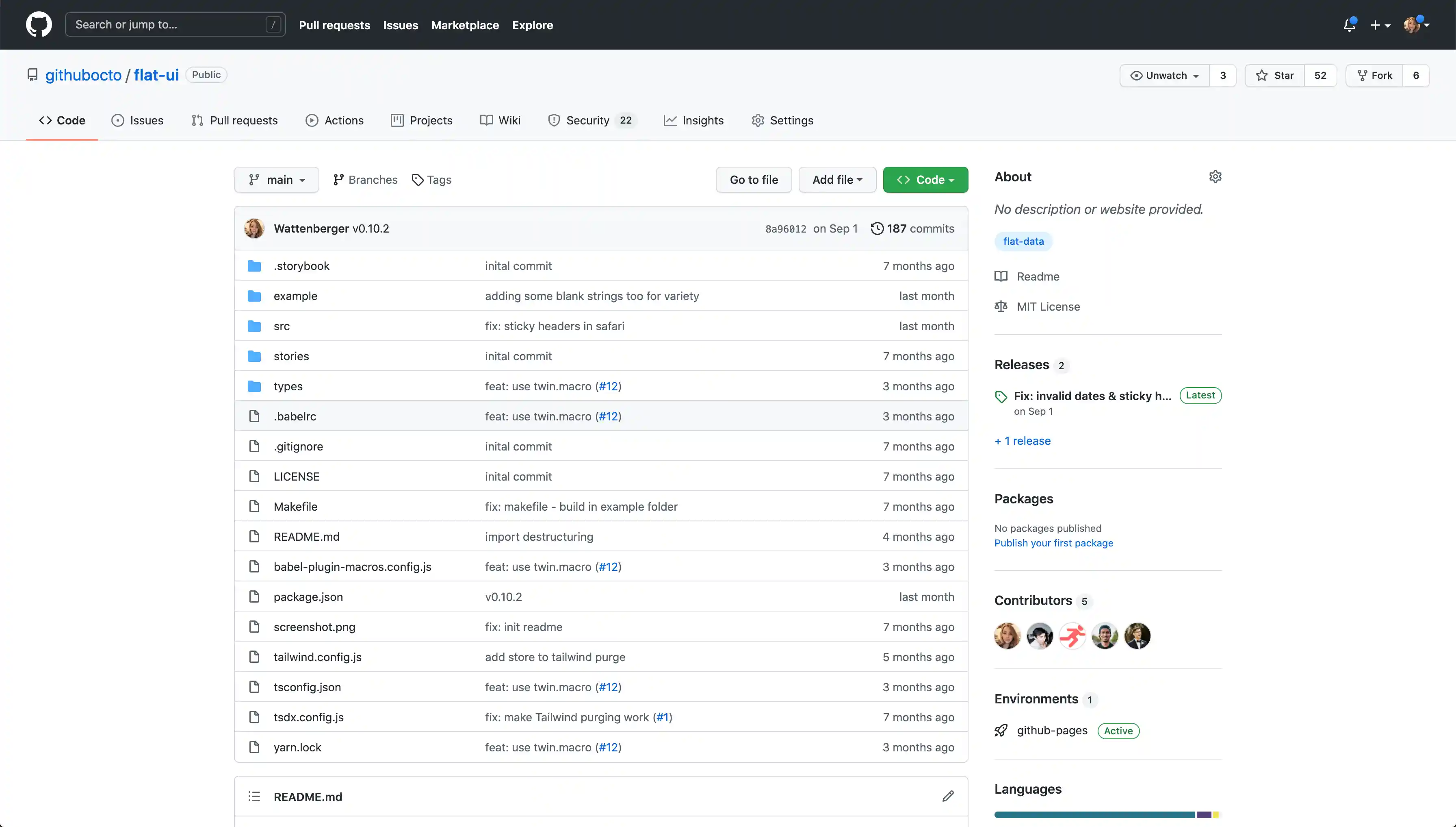 a GitHub repo