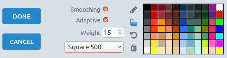 A screenshot of the controls