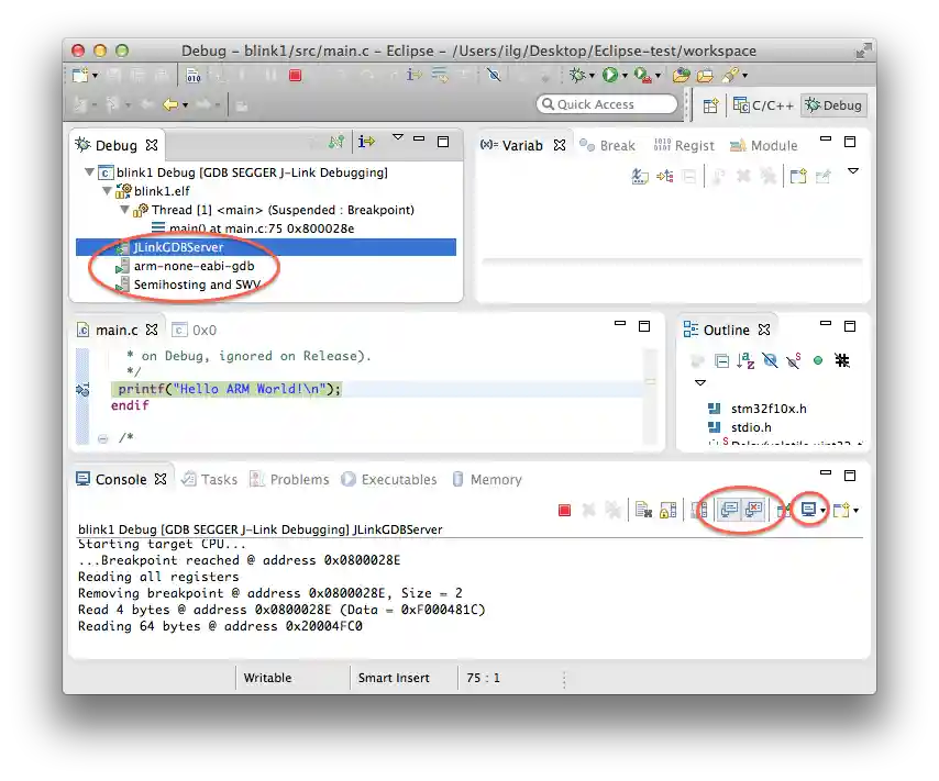 Show console when standard out/err changes