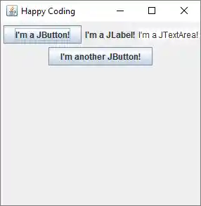 window with multiple components