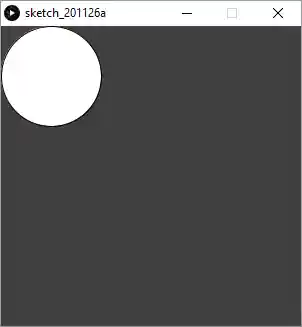 circle in upper-left corner