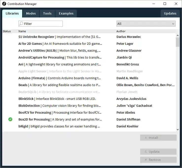 Contribution Manager
