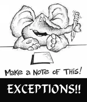exceptions-notes