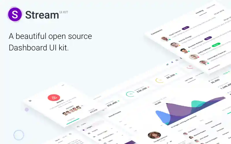 Stream Dashboard UI Kit