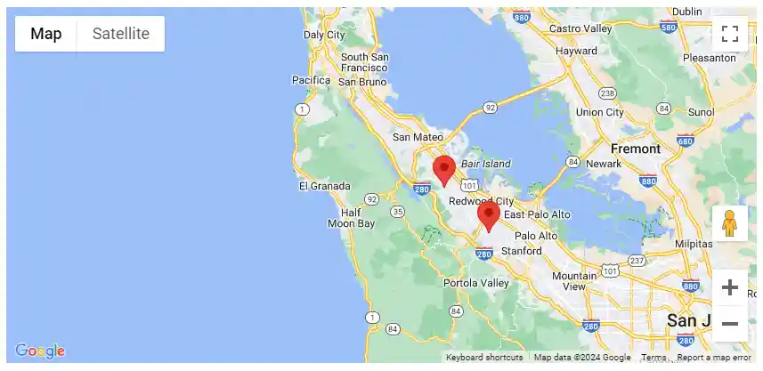 Blazor Bootstrap: Google Map Component - Add a marker to a map
