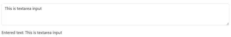 Blazor Bootstrap TextArea Input Component - Basic Usage