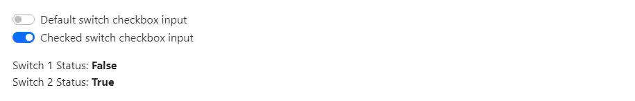 Blazor Bootstrap: Switch Component