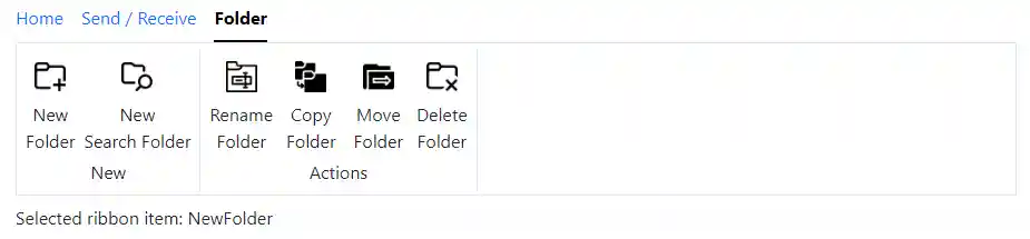 Blazor Ribbon - Other icons