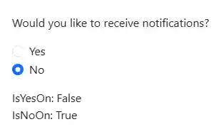Blazor Bootstrap Radio Input Component - Basic Usage