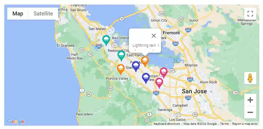 Blazor Bootstrap: Google Map Component - Make a marker clickable
