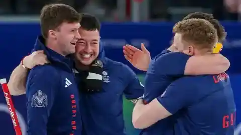 Team GB celebrate