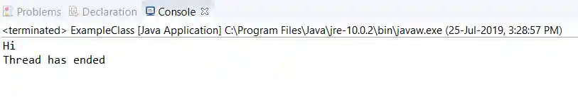 Java Runnable Interface