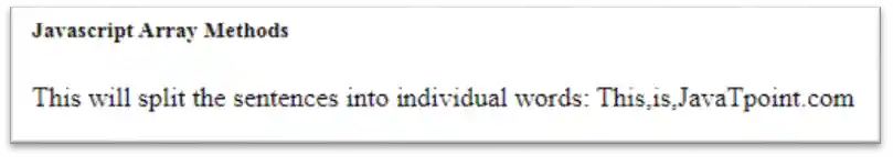 JavaScript Array flatMap() Method